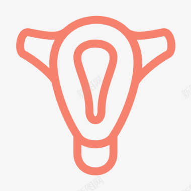 子宫女性生殖器官妇科图标