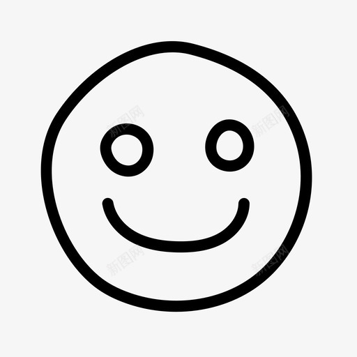 微笑表情符号手绘svg_新图网 https://ixintu.com 表情 符号 微笑 手绘 开心 笑脸 涂鸦