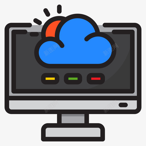天气计算机应用4线性颜色svg_新图网 https://ixintu.com 天气 计算机 应用 线性 颜色