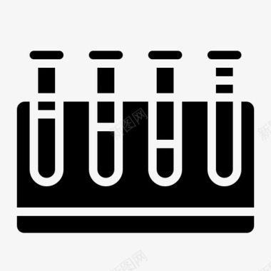 化学实验室工具和器具图标