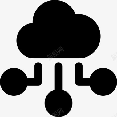 云存储互联网技术23填充图标