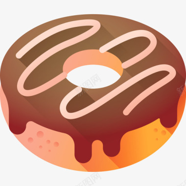 甜甜圈instagram重点报道食物2颜色图标