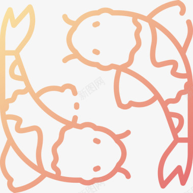 锦鲤鱼日本99梯度图标
