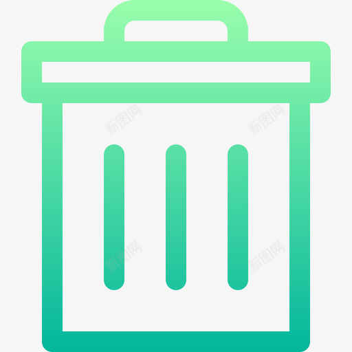 垃圾桶用户界面113线性颜色svg_新图网 https://ixintu.com 垃圾桶 用户界面 线性 颜色