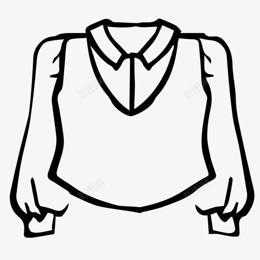 衬衫衣服时装svg_新图网 https://ixintu.com 衬衫 衣服 时装 上衣 背心 时尚 用品