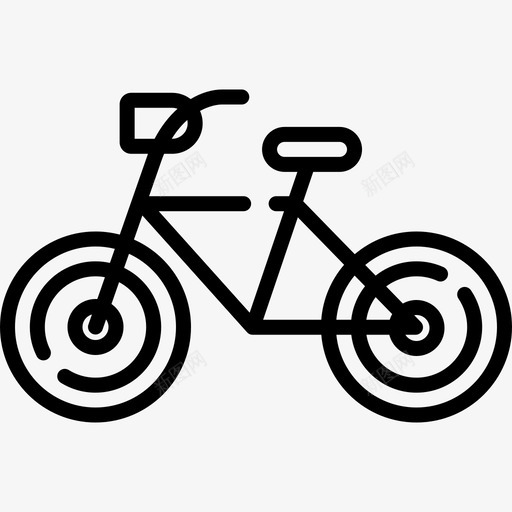 自行车生态学233直线型svg_新图网 https://ixintu.com 自行车 生态学 直线 线型