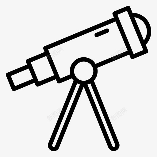 望远镜书呆子64直线型svg_新图网 https://ixintu.com 望远镜 书呆子 直线 线型