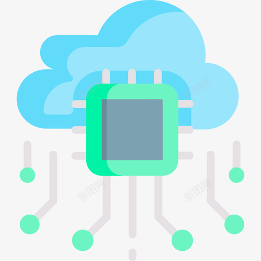 云计算人工智能101平面svg_新图网 https://ixintu.com 云计算 人工智能 平面