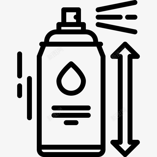 喷雾涂鸦线状svg_新图网 https://ixintu.com 喷雾 涂鸦 线状