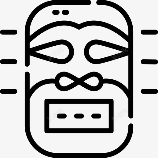 面罩加拿大12线性svg_新图网 https://ixintu.com 面罩 加拿大 线性