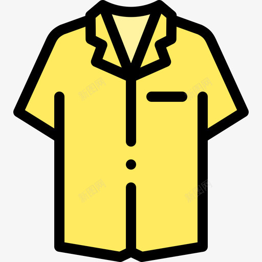 衬衫夏装18线性颜色svg_新图网 https://ixintu.com 衬衫 夏装 线性 颜色