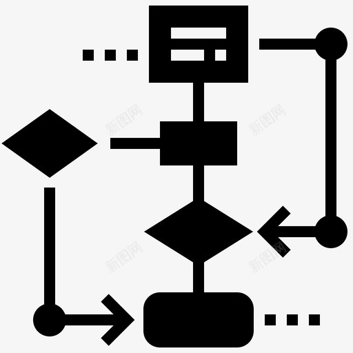 流程图研究与分析3字形svg_新图网 https://ixintu.com 流程图 研究 分析 字形