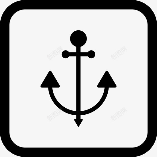 锚巡航海上svg_新图网 https://ixintu.com 巡航 海上 通用