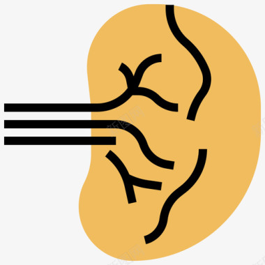 脾人体器官18黄影图标