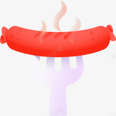 香肠instagram亮点故事食品2颜色图标