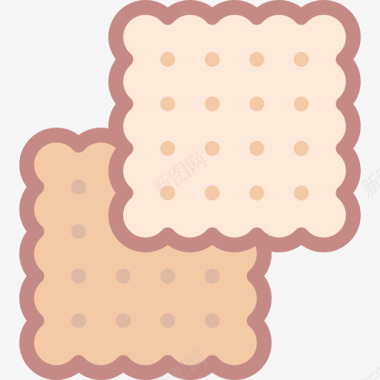 饼干食品206原色图标