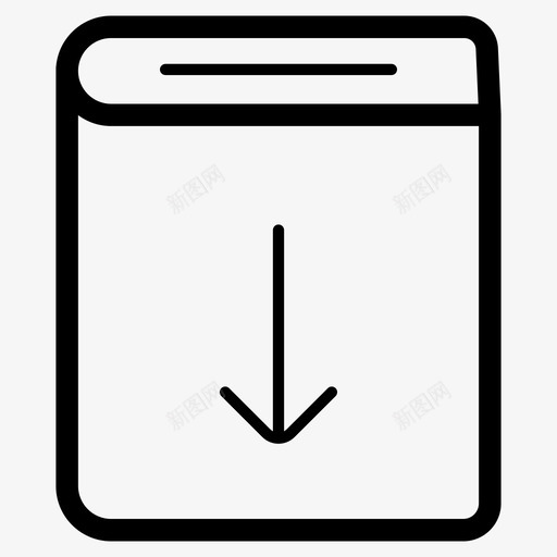 书箭头下载svg_新图网 https://ixintu.com 箭头 下载 知识 图书馆 笔记