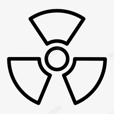 辐射危害核图标