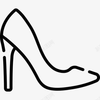 高跟鞋妇女节18直系图标