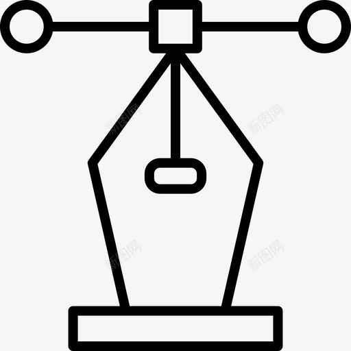 钢笔工具设计165线性svg_新图网 https://ixintu.com 钢笔 工具 设计 线性