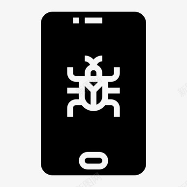 Bug智能手机技术7填充图标