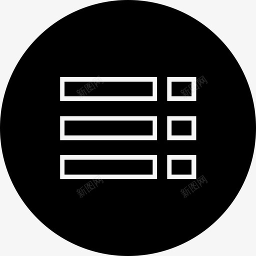 列表业务文件svg_新图网 https://ixintu.com 列表 业务 文件 办公室 规划 界面 图标