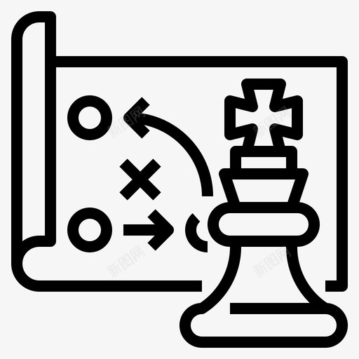 策略数字策略3线性svg_新图网 https://ixintu.com 策略 数字 线性