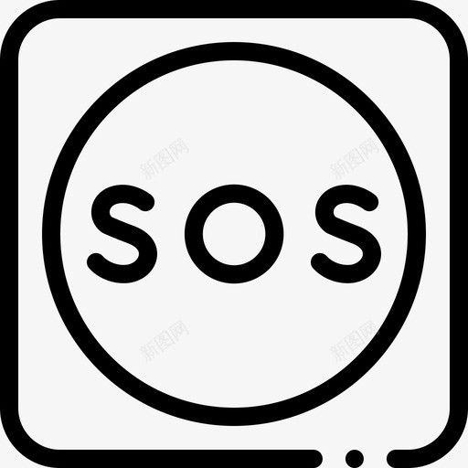 Sos急救服务53直线式svg_新图网 https://ixintu.com Sos 急救 手绘sos求救信号 服务 直线式