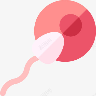 受精人体13扁平图标