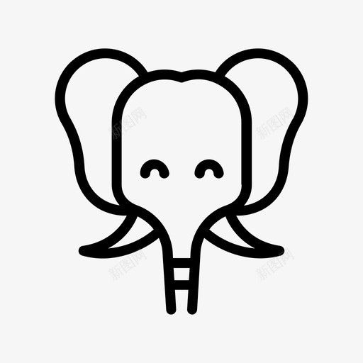 大象马戏团101直线svg_新图网 https://ixintu.com 大象 马戏团 直线