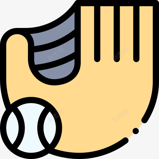 棒球家庭休闲活动1线性颜色svg_新图网 https://ixintu.com 棒球 家庭 休闲活动 线性 颜色