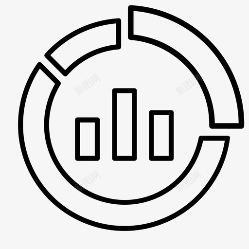 甜甜圈图表分析图表svg_新图网 https://ixintu.com 图表 甜甜圈 分析 报告 集合