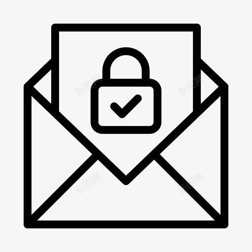 邮件gdpr一般数据保护法规svg_新图网 https://ixintu.com 邮件 gdpr 一般 数据 保护 保护法 法规 安全 lineart