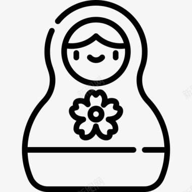 Matryoshka女权主义29直系图标