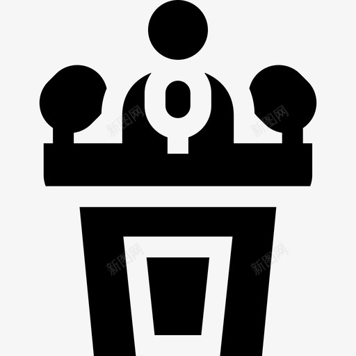 演讲投票10已填充svg_新图网 https://ixintu.com 演讲 投票 填充