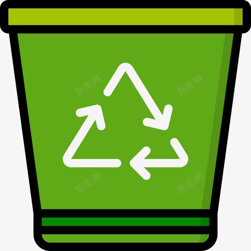 回收箱垃圾7线性颜色svg_新图网 https://ixintu.com 回收 垃圾 线性 颜色