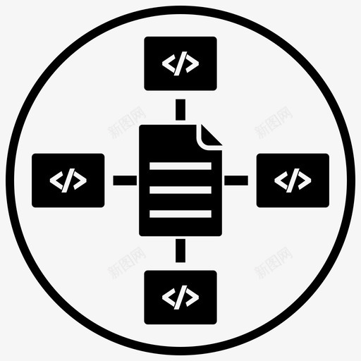 分布式构建编码数据svg_新图网 https://ixintu.com 分布式 构建 测试 编码 数据 脚本 软件 填充