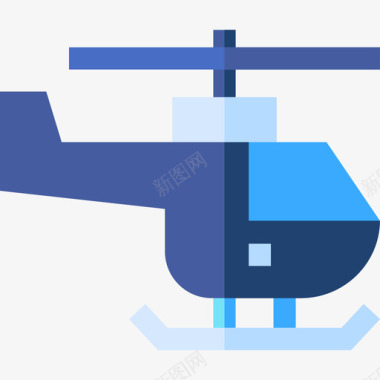 直升飞机166机场平的图标