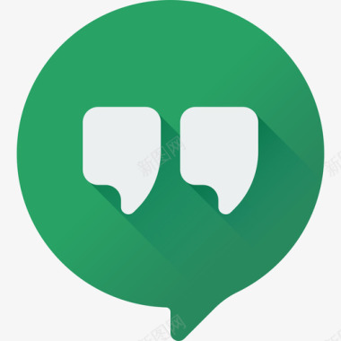 GoogleHangoutsGooglesuite16彩色图标