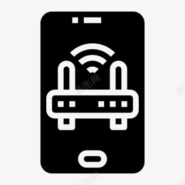 Wifi智能手机技术7填充图标