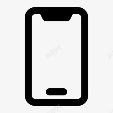 手机iphone线路风格图标