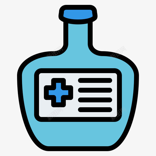 糖浆医用239线性颜色svg_新图网 https://ixintu.com 糖浆 医用 线性 颜色
