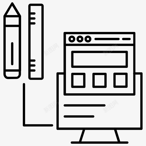 网页设计开发工具svg_新图网 https://ixintu.com 网页设计 开发 工具 网站 搜索引擎 优化 4行