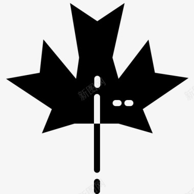 枫叶加拿大14填充图标