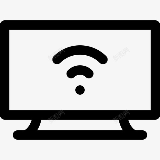 智能电视通信235线性svg_新图网 https://ixintu.com 智能 电视 通信 线性