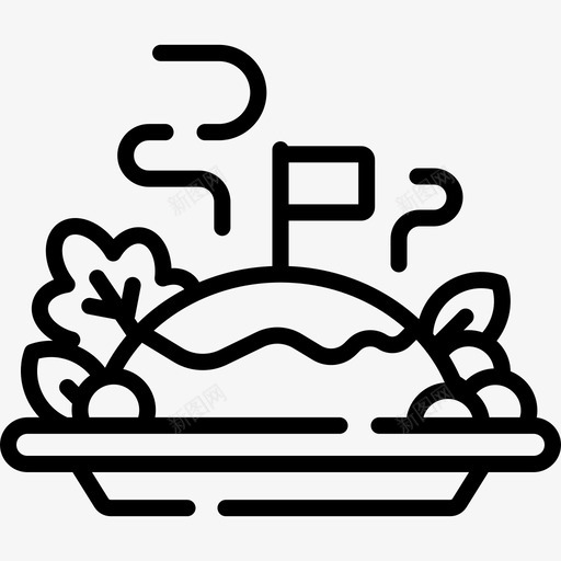 煎蛋卷食物192直形svg_新图网 https://ixintu.com 煎蛋卷 食物 直形