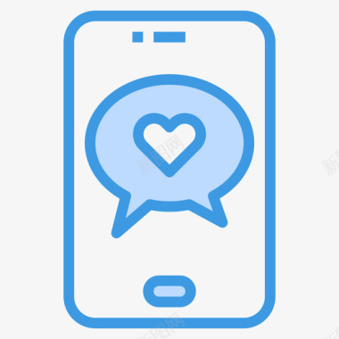 爱智能手机技术10蓝色图标