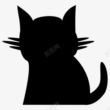猫可爱的猫小猫图标