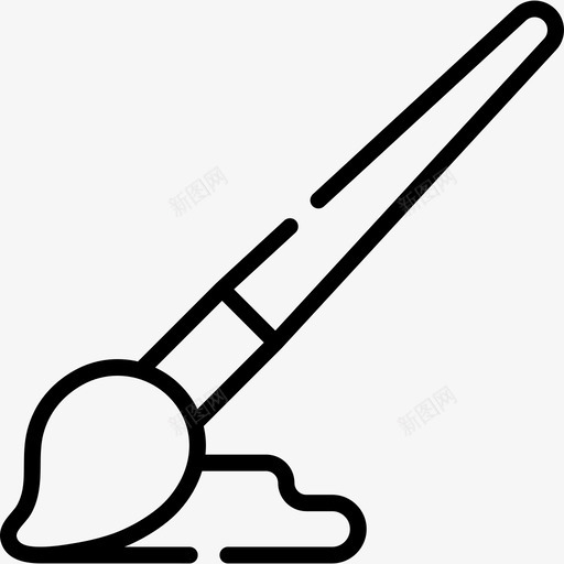 画笔平面设计师38线性svg_新图网 https://ixintu.com 画笔 平面 平面设计 设计师 线性
