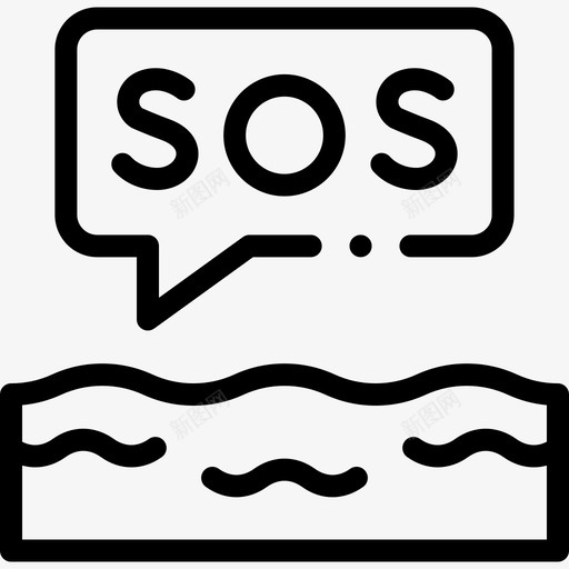 Sos游泳池36直线型svg_新图网 https://ixintu.com Sos 手绘sos求救信号 游泳池 直线 线型